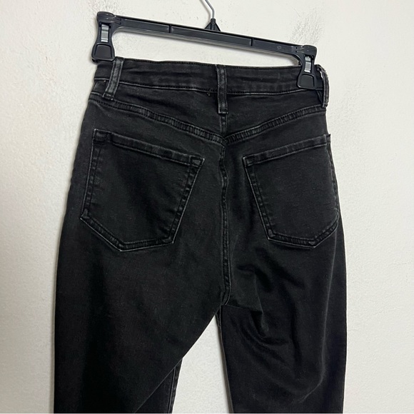 Urban Outfitters BDG Girlfriend High Rise Cropped Skinny Jeans Washed Black 26 - Picture 6 of 8